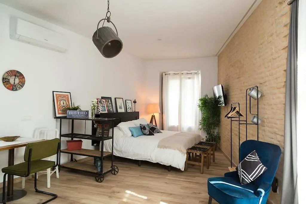 Acogedor Estudio En Alameda Centro Sevilla 0*,